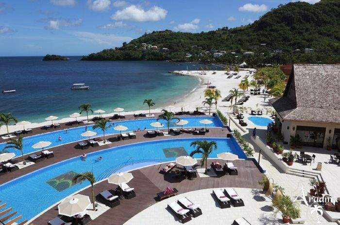 St. Vincent & Grenadine, Buccament Bay Beach*****